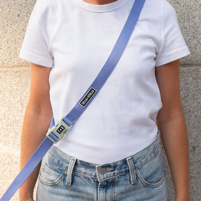 Laisse pour chien 5 façons Bleu hydrangea & Aqua