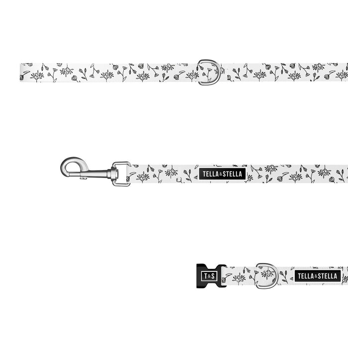 Black Baccara Combo Collar and Leash