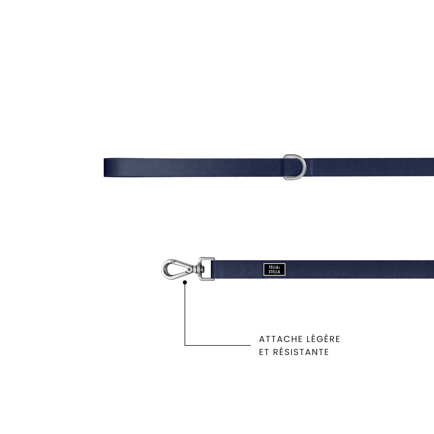 Navy blue cat leash