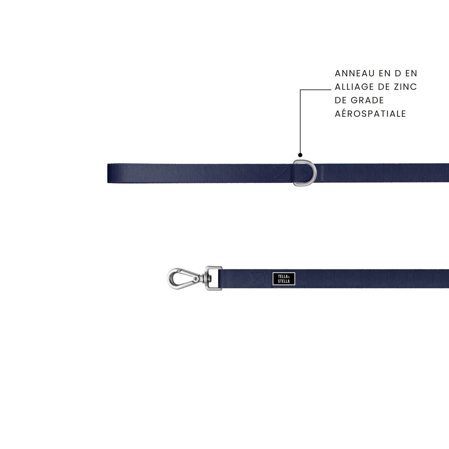 Navy blue cat leash