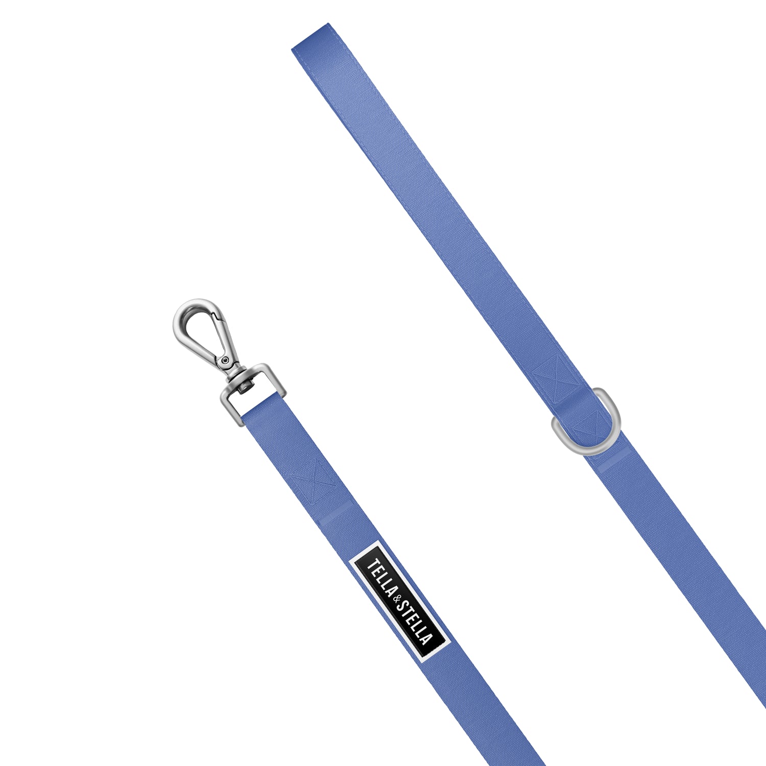 Duo collier et laisse pour chien Bleu hydrangea