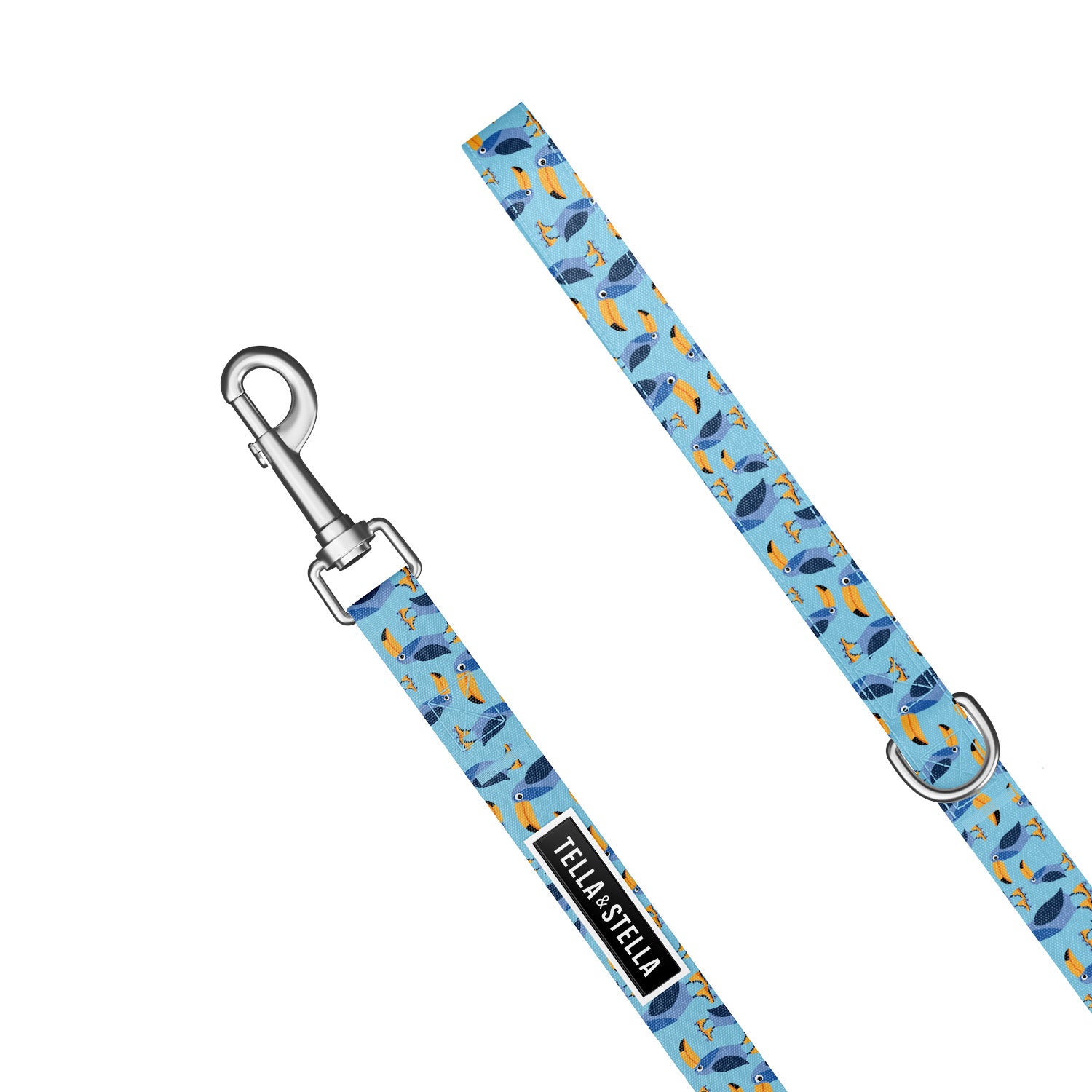 Toco the toucan dog combo collar and leash