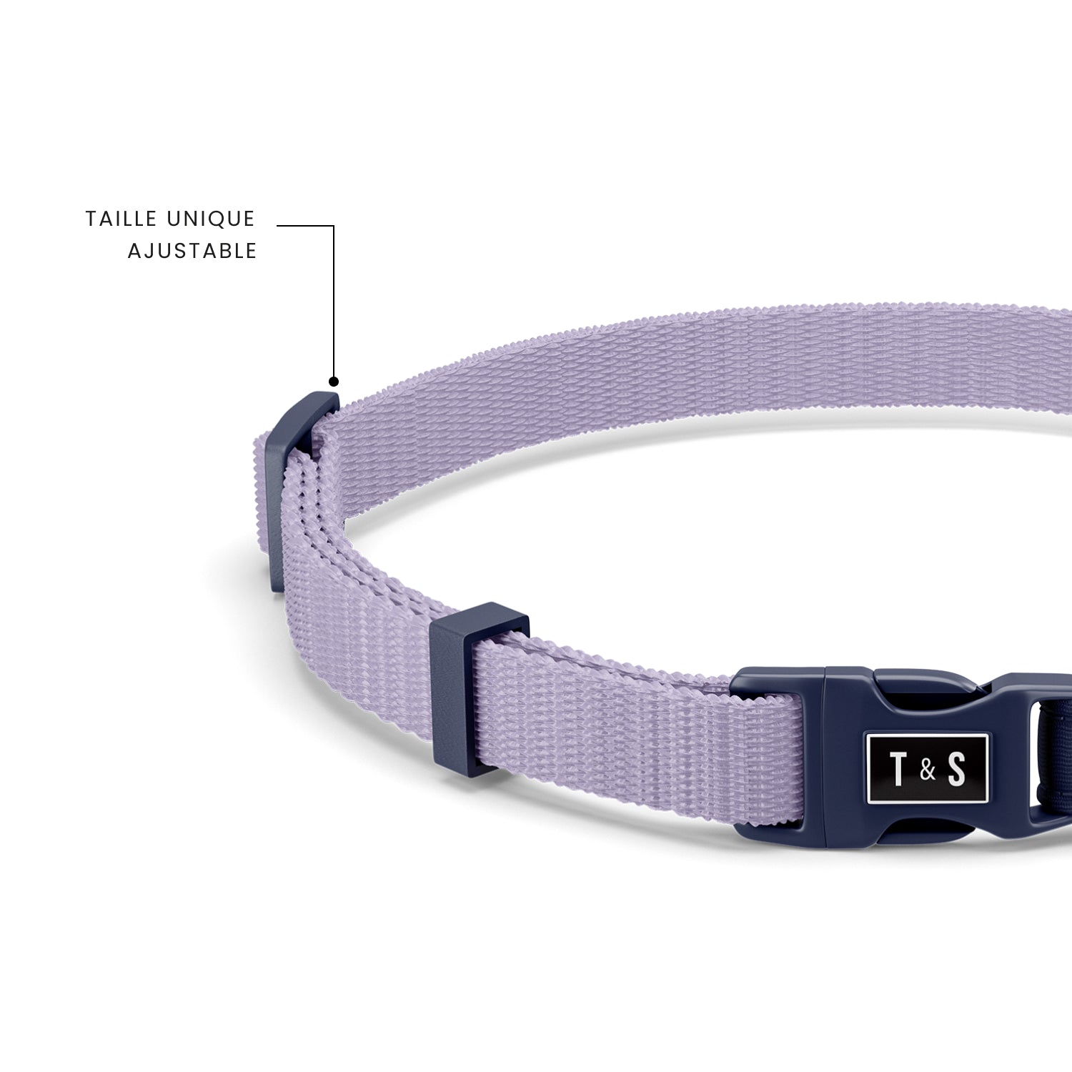 Lilac cat collar