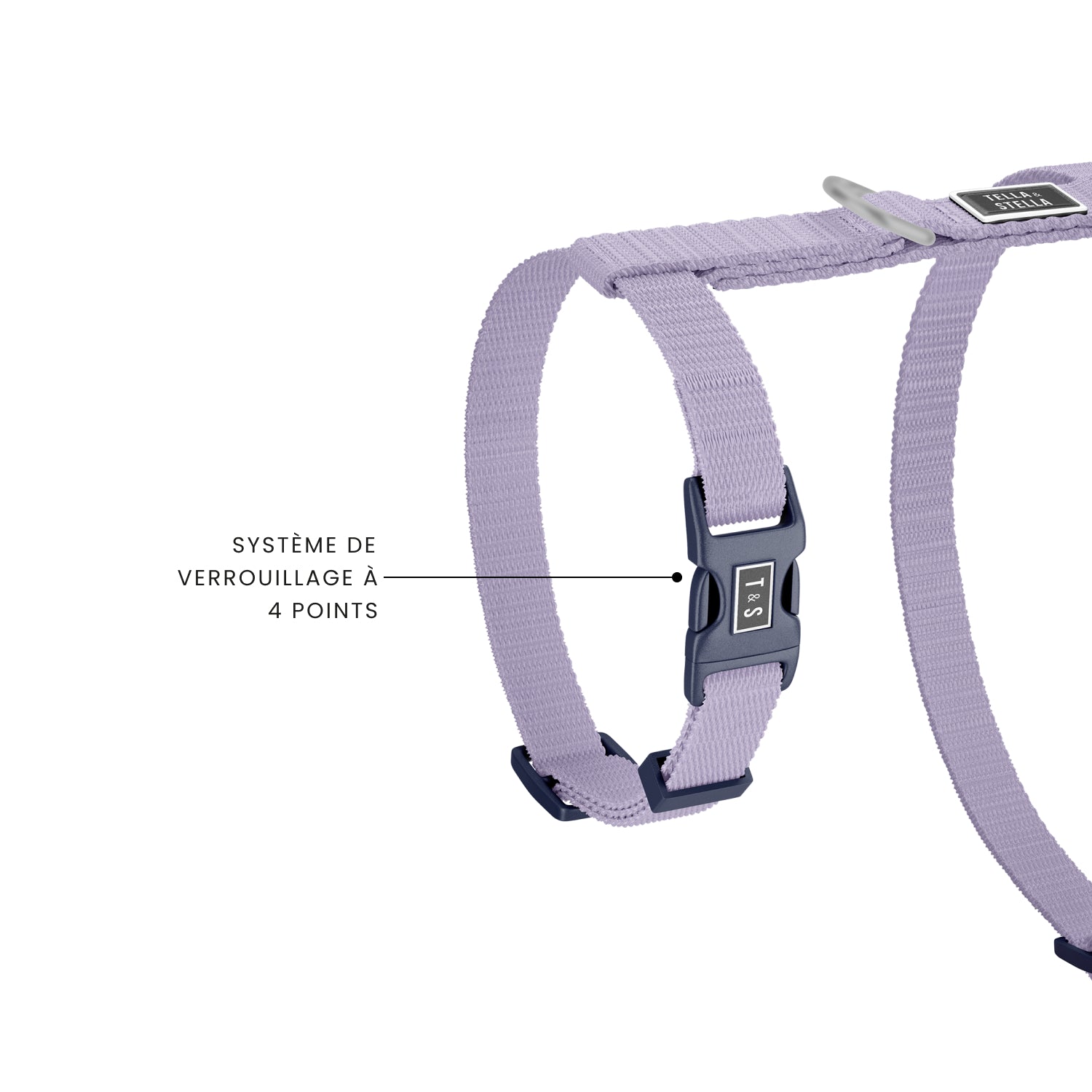 Lilac cat harness