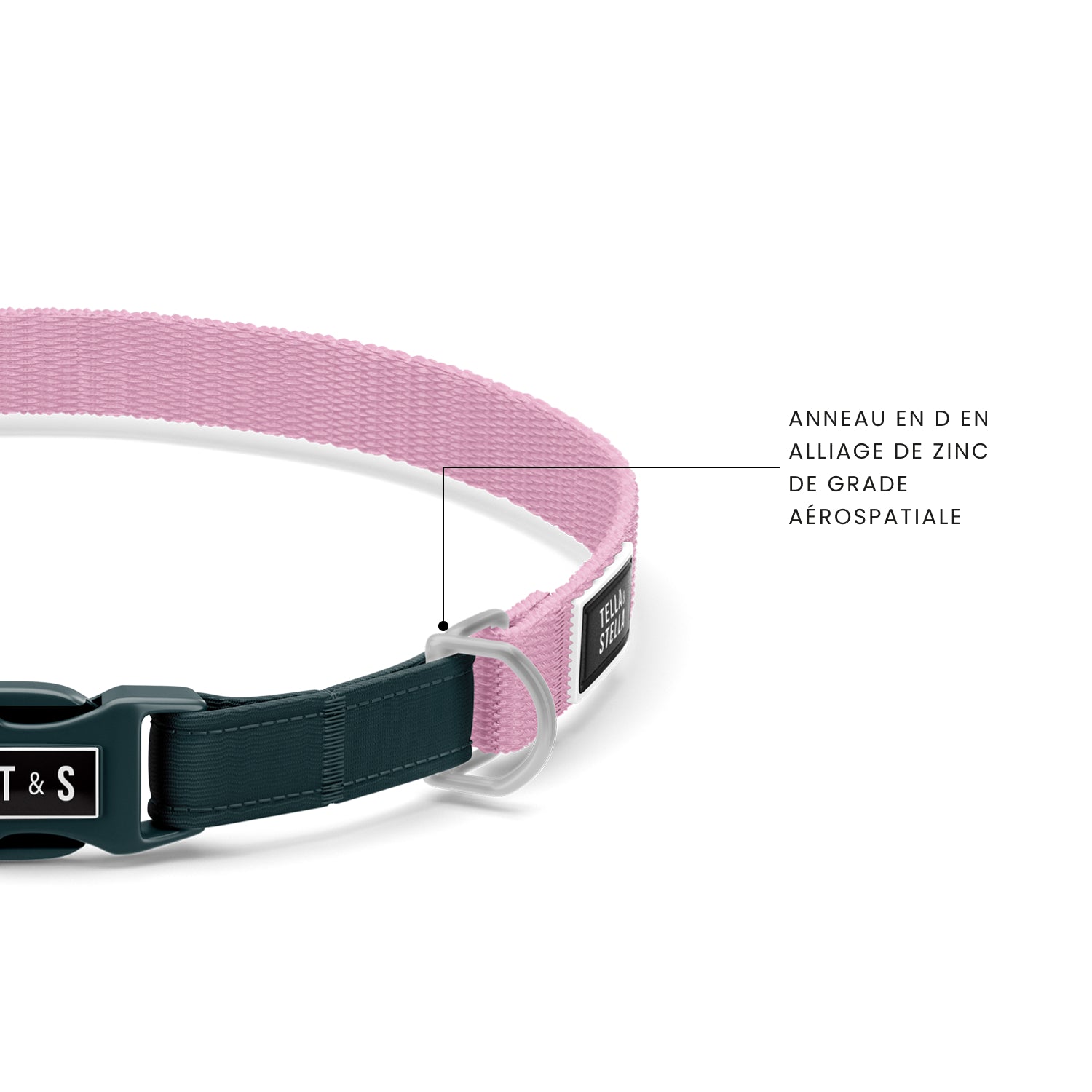 Pink cat collar