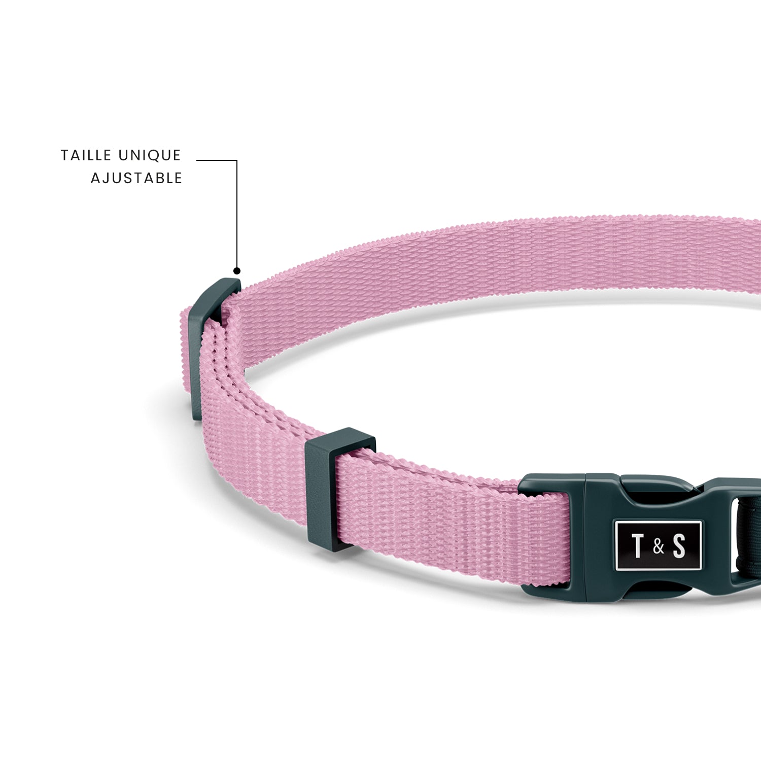 Pink cat collar