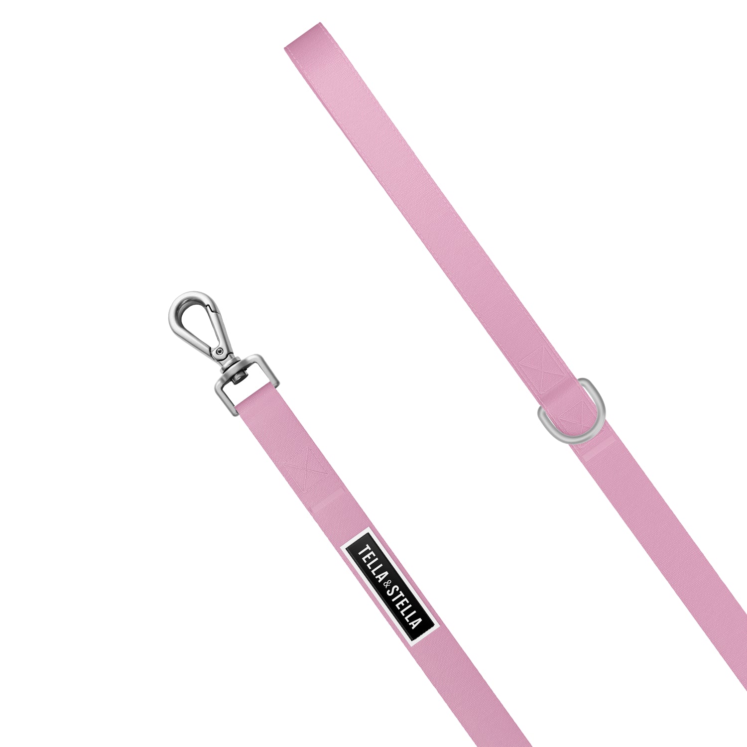 Duo collier et laisse pour chien Rose