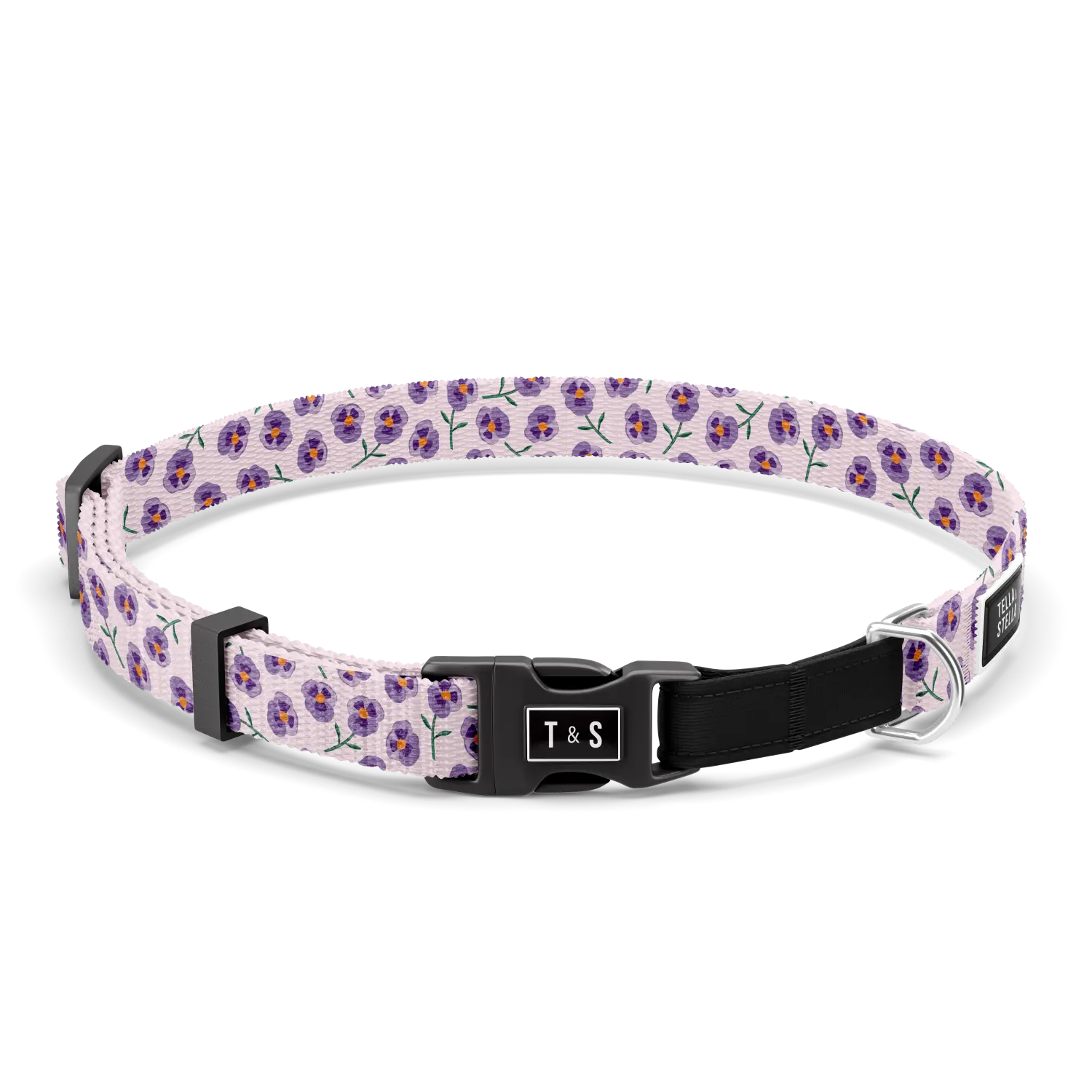 Violet cat collar