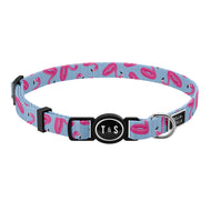 Flamboyant Flamingos cat collar