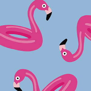 Flamboyant flamingo dog leash