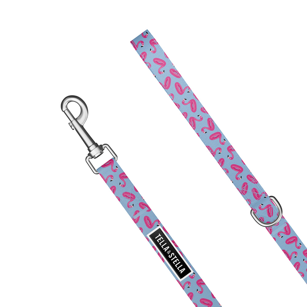 
                  
                    Load image into Gallery viewer, Flamboyant Flamingo combo collar and leash
                  
                