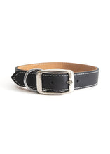 
                      
                        Load image into Gallery viewer, Black Leather Collar
                      
                    